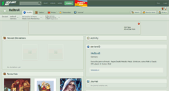 Desktop Screenshot of helltroll.deviantart.com