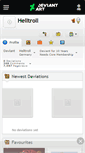 Mobile Screenshot of helltroll.deviantart.com
