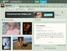 Tablet Screenshot of angelaica.deviantart.com