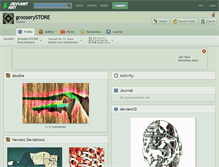 Tablet Screenshot of grooserystore.deviantart.com