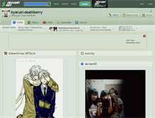 Tablet Screenshot of byaruki-deathberry.deviantart.com