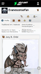 Mobile Screenshot of evanescensefan.deviantart.com