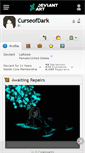Mobile Screenshot of curseofdark.deviantart.com