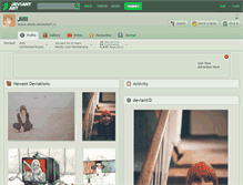 Tablet Screenshot of jillll.deviantart.com