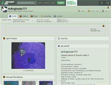 Tablet Screenshot of mrbrightside777.deviantart.com