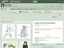 Tablet Screenshot of negi-magi.deviantart.com