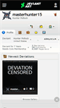 Mobile Screenshot of masterhunter15.deviantart.com