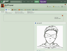 Tablet Screenshot of kh-ff-lover.deviantart.com