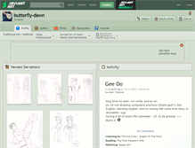 Tablet Screenshot of butterfly-dawn.deviantart.com