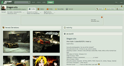 Desktop Screenshot of dragon-xxx.deviantart.com