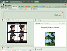 Tablet Screenshot of fenrir66.deviantart.com