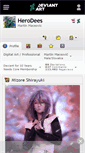 Mobile Screenshot of herodees.deviantart.com