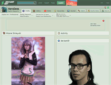 Tablet Screenshot of herodees.deviantart.com