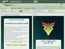 Tablet Screenshot of nightrizer.deviantart.com