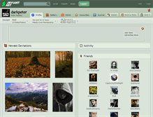 Tablet Screenshot of darkpeter.deviantart.com
