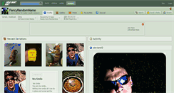 Desktop Screenshot of fancyrandomname.deviantart.com