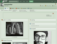 Tablet Screenshot of momo2online.deviantart.com