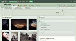 Desktop Screenshot of katyjordan.deviantart.com