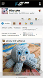 Mobile Screenshot of minnake.deviantart.com