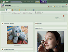 Tablet Screenshot of minnake.deviantart.com