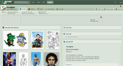 Desktop Screenshot of mungkas.deviantart.com