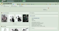Desktop Screenshot of necrotizingfactishe.deviantart.com