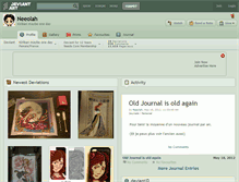 Tablet Screenshot of neeolah.deviantart.com