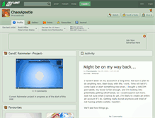 Tablet Screenshot of chaosapostle.deviantart.com