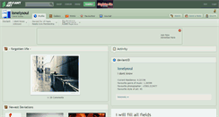 Desktop Screenshot of lonelysoul.deviantart.com