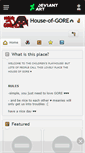 Mobile Screenshot of house-of-gore.deviantart.com