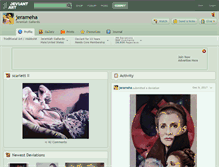 Tablet Screenshot of jerameha.deviantart.com
