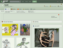 Tablet Screenshot of furahi.deviantart.com