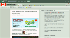 Desktop Screenshot of canadiancosplay.deviantart.com