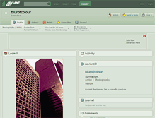 Tablet Screenshot of blurofcolour.deviantart.com