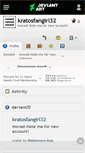 Mobile Screenshot of kratosfangirl32.deviantart.com