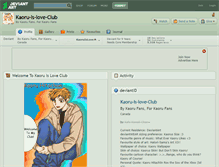 Tablet Screenshot of kaoru-is-love-club.deviantart.com