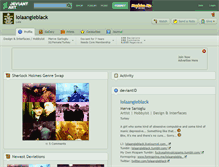 Tablet Screenshot of lolaangieblack.deviantart.com