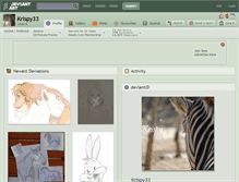 Tablet Screenshot of krispy33.deviantart.com
