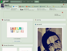 Tablet Screenshot of kho13.deviantart.com