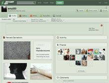 Tablet Screenshot of emyl00.deviantart.com