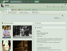 Tablet Screenshot of krene.deviantart.com