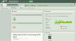 Desktop Screenshot of crystal-starseeds.deviantart.com