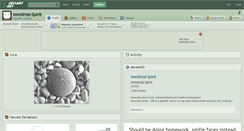 Desktop Screenshot of imm0rtal-spirit.deviantart.com