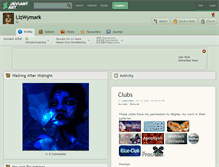 Tablet Screenshot of lizwymark.deviantart.com