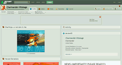 Desktop Screenshot of charmander-hitokage.deviantart.com