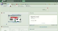 Desktop Screenshot of demsip.deviantart.com