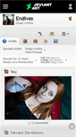 Mobile Screenshot of endivas.deviantart.com