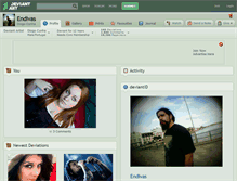 Tablet Screenshot of endivas.deviantart.com