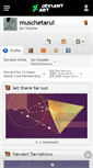 Mobile Screenshot of muschetarul.deviantart.com