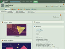 Tablet Screenshot of muschetarul.deviantart.com